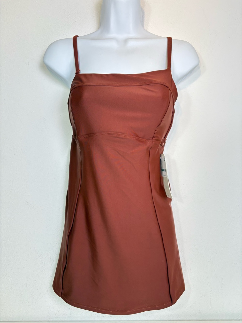 NWT Seea Bolinas Surf One Piece Swim Suit FP Movement Brown Walnut M - Picture 11 of 12